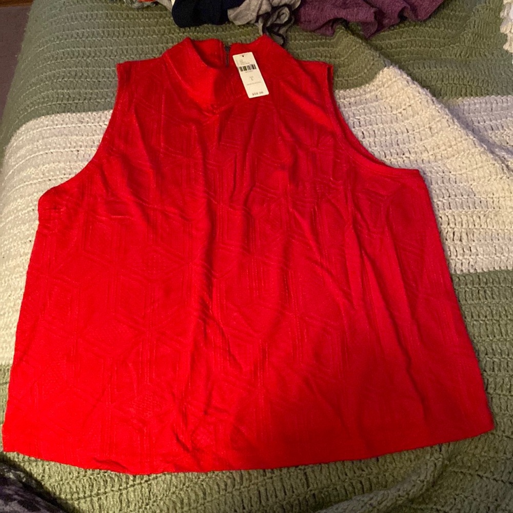 NWT Anthropologie | Postmark mock neck tank top size L